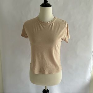 Brandy Melville Light Pink T-Shirt Size S